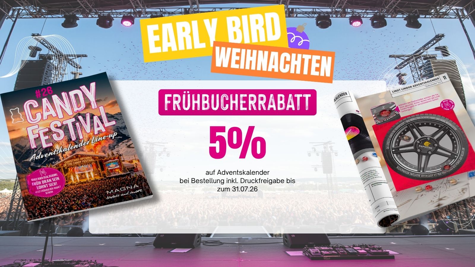 Süßigkeiten im nachhaltigen CyclePaper Tütchen aus papierbasiertem Material.