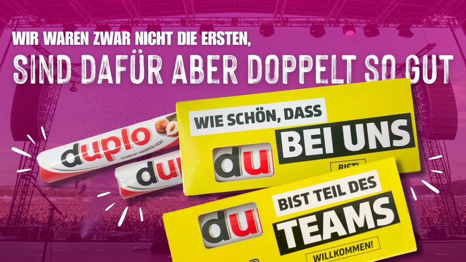 Neue Werbesüßigkeiten im Sortiment.