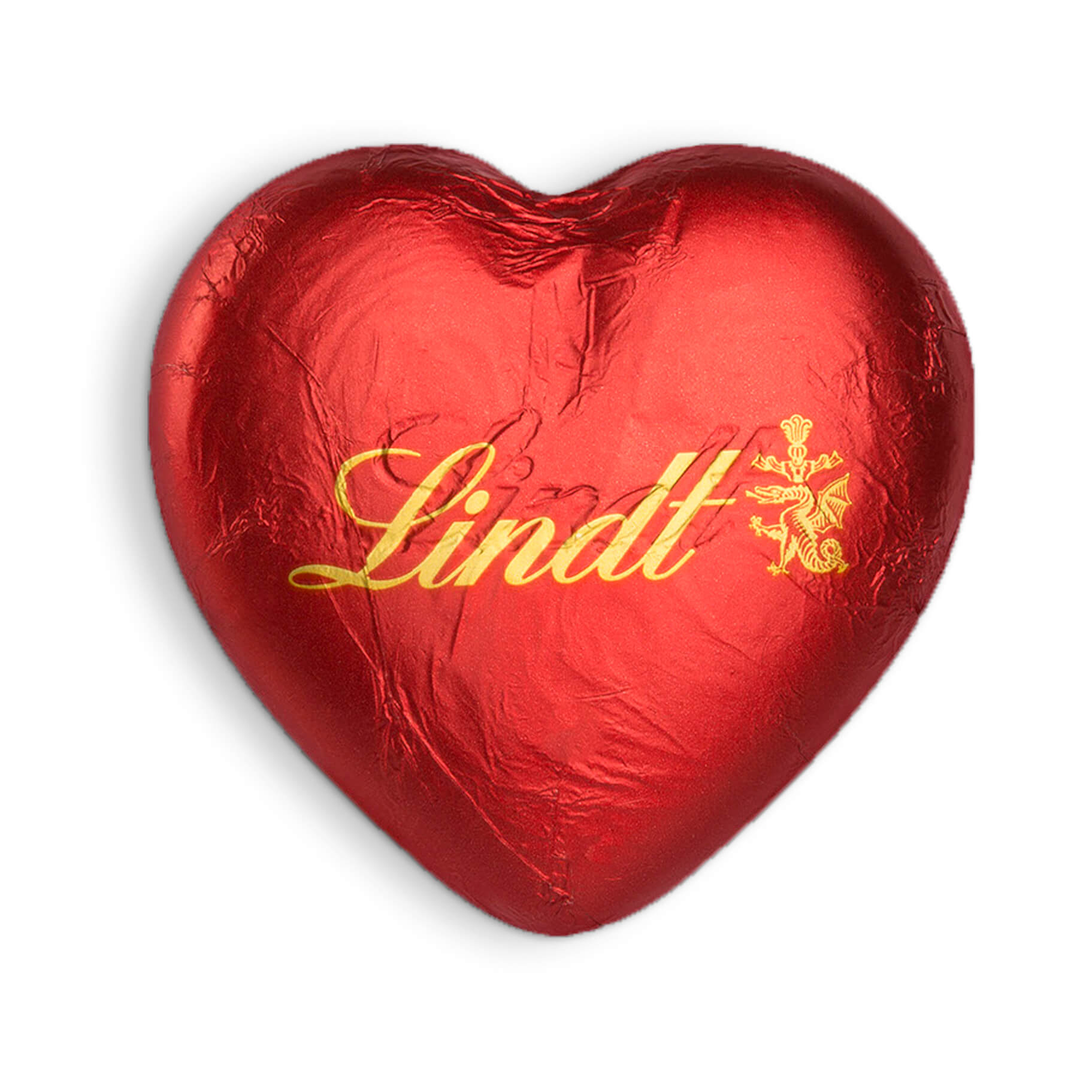 Werbekarte mit Lindt Schokoladen Herz 20 g MAGNA sweets